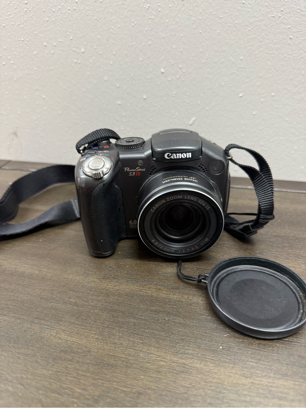 Canon PowerShot S3 IS Digital Camera - Black